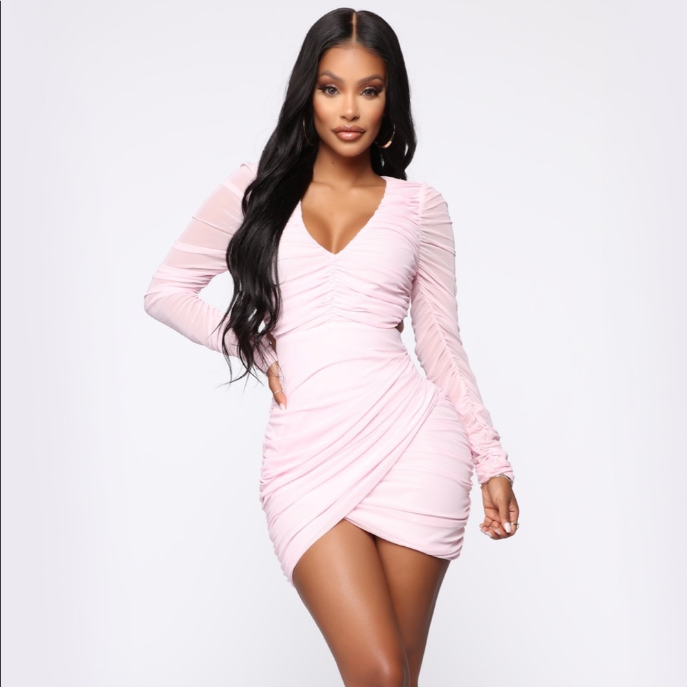 Kiss Me Good Bye Ruched Mini dress